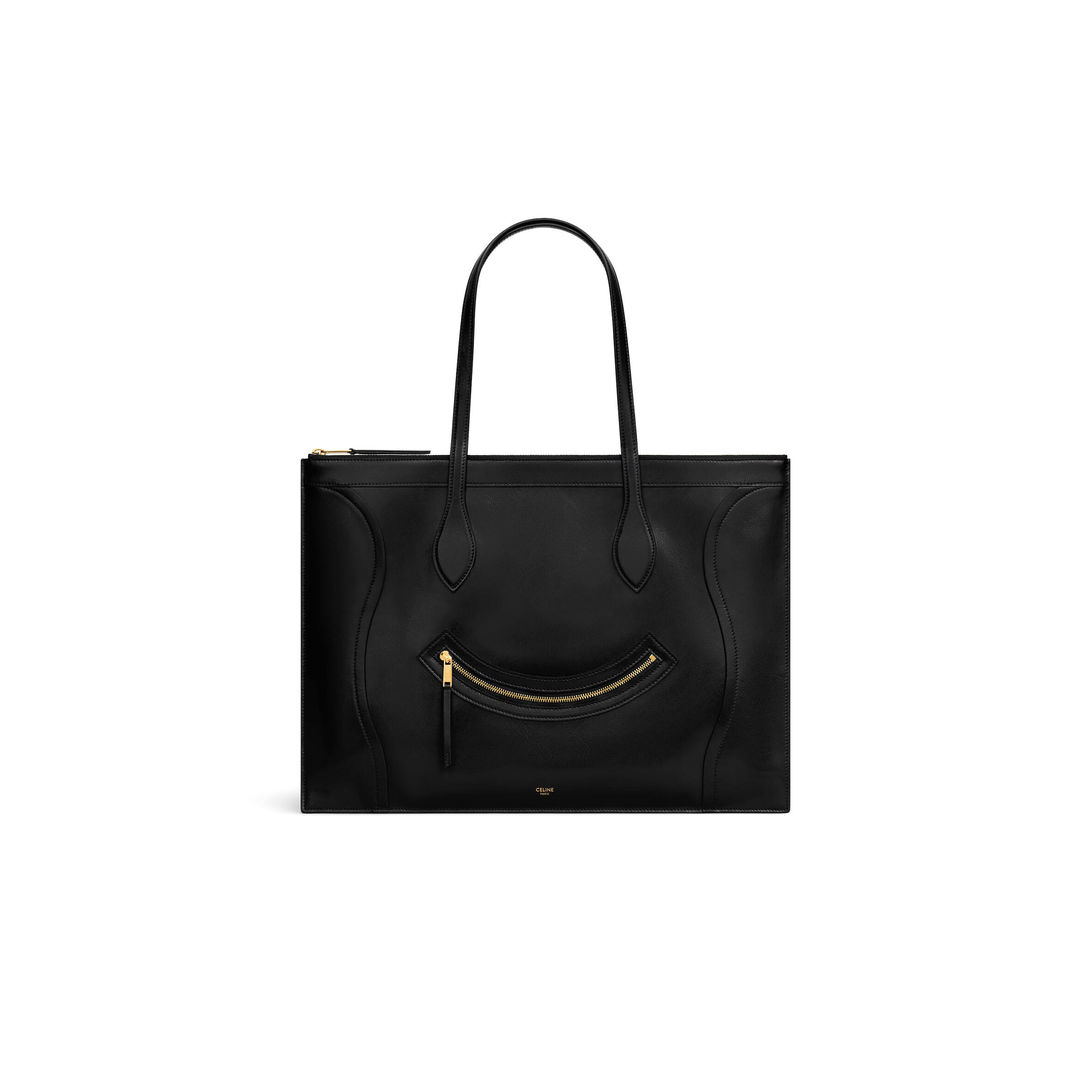 ce1i*e flat cabas new lU*gage in glossy calfskin 123963gw4.38no (44.5*31.5*0.5cm)